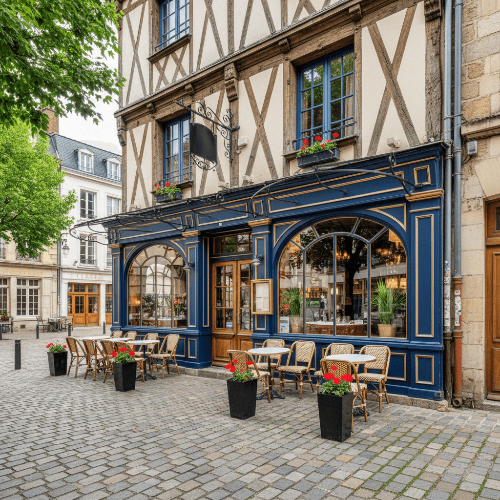 Restaurant à Rouen : terrasse - licence IV