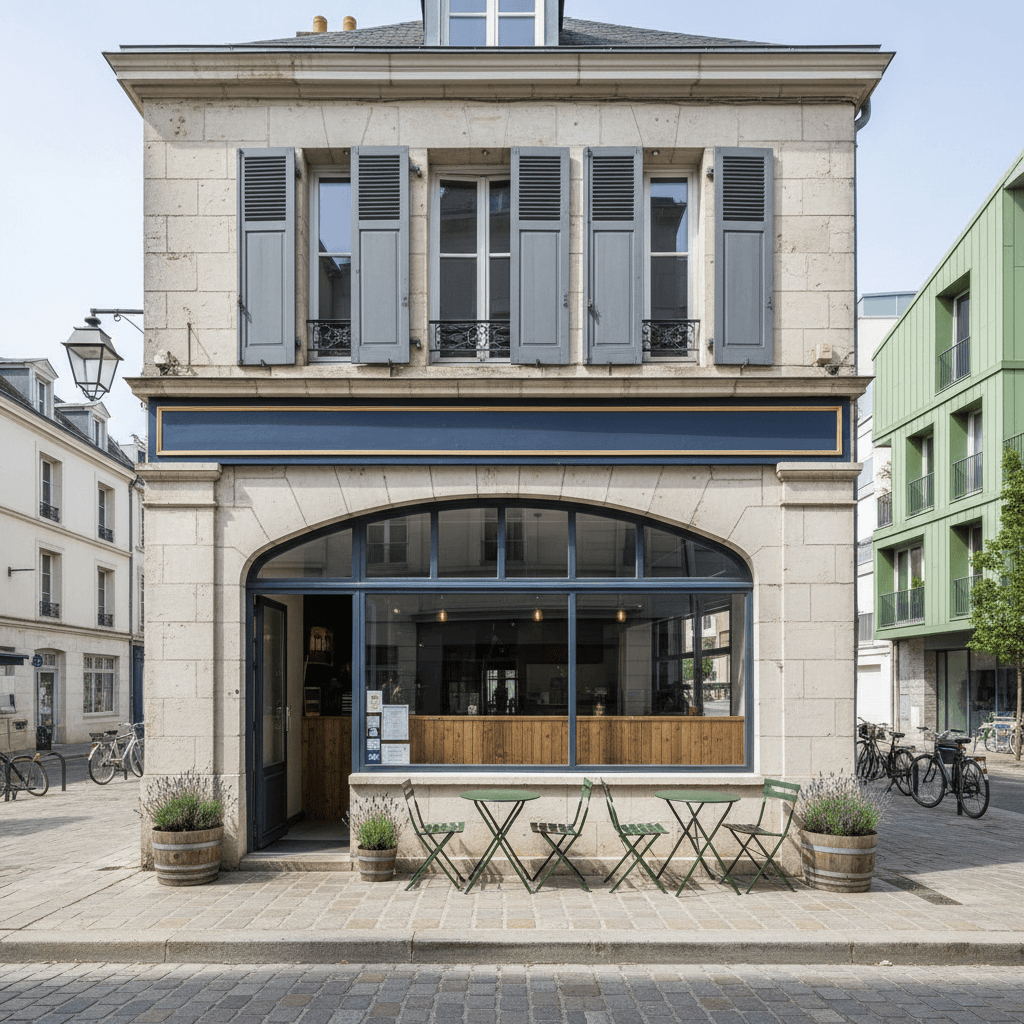 Fast-food 50m² à Nantes : terrasse - licence IV