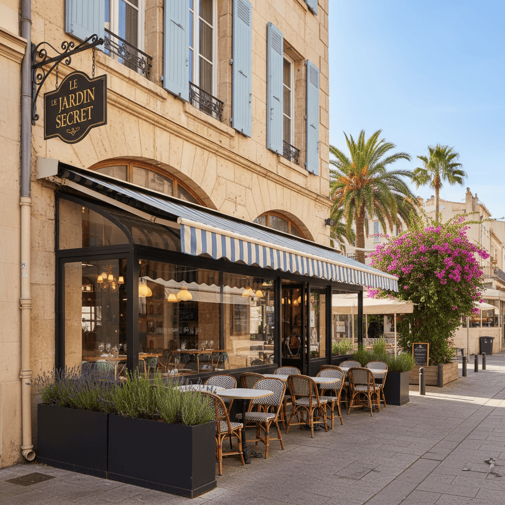 Restaurant à Marseille : terrasse - licence IV