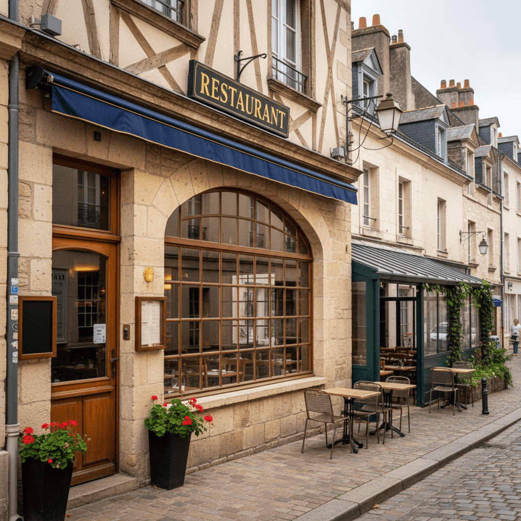 Restaurant à Pont-L'Évêque : terrasse - licence IV - Image 1
