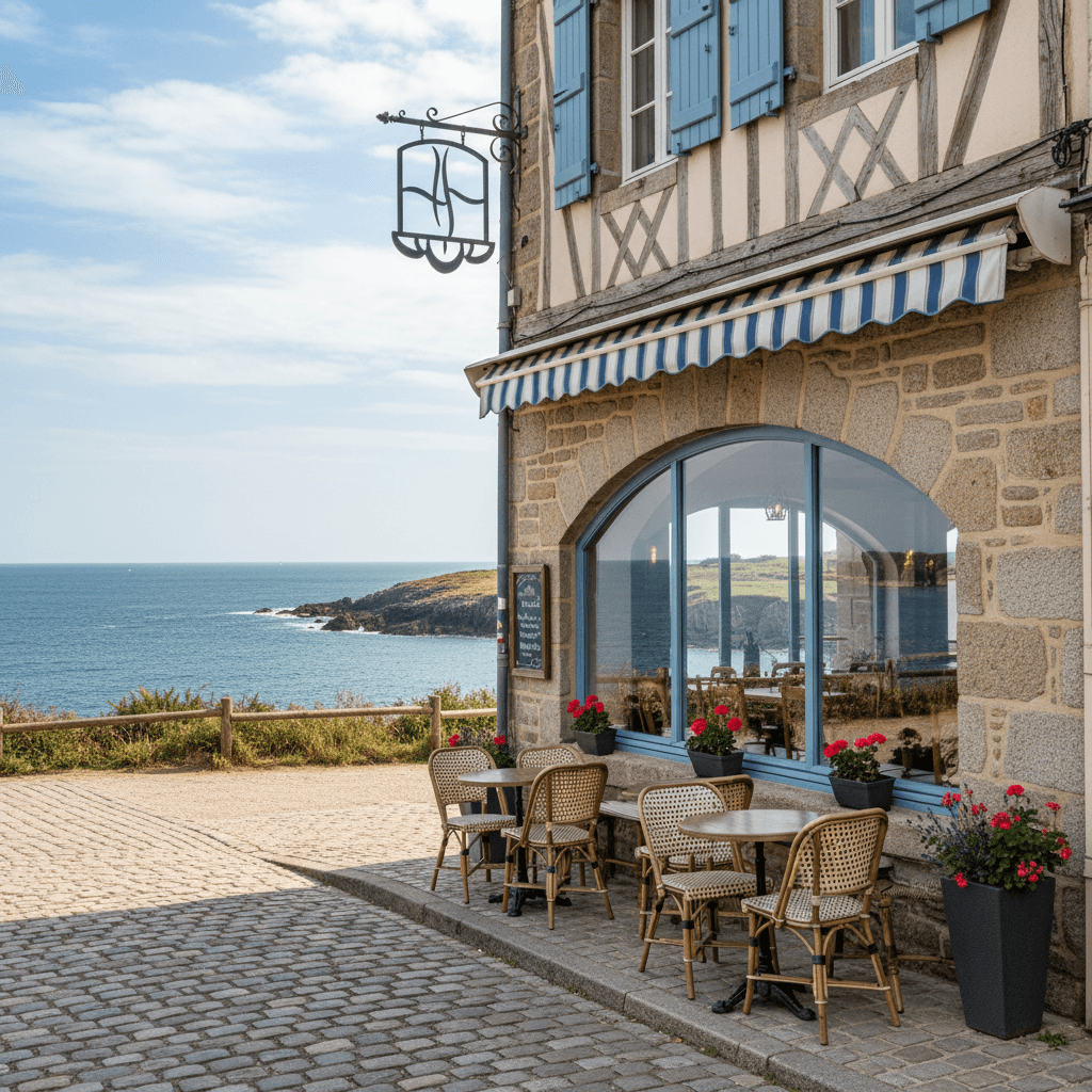 Restaurant à Vannes : terrasse - licence IV - Image 1