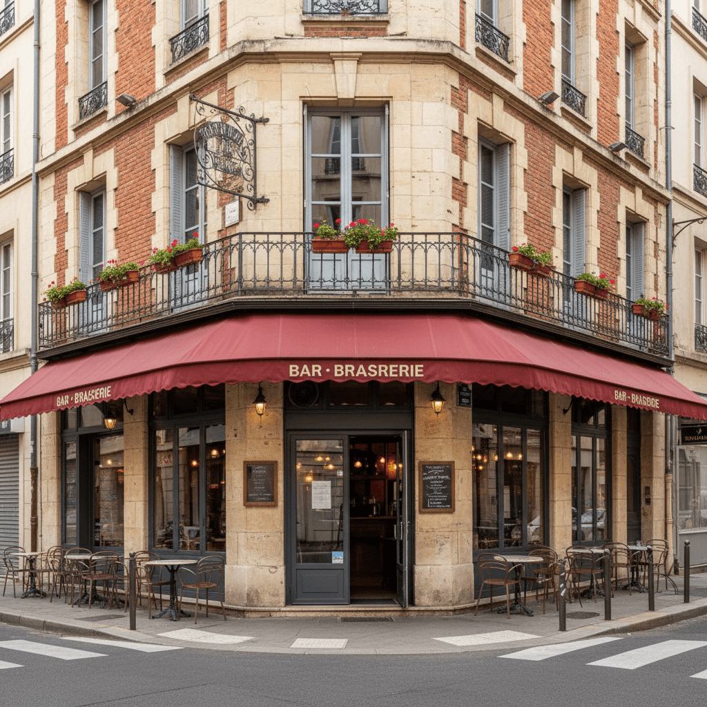 Bar-brasserie 60m² à Toulouse : terrasse - licence IV