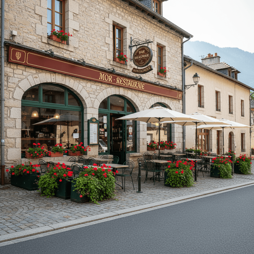 Bar-brasserie à Montagnole : terrasse - licence IV - Image 1
