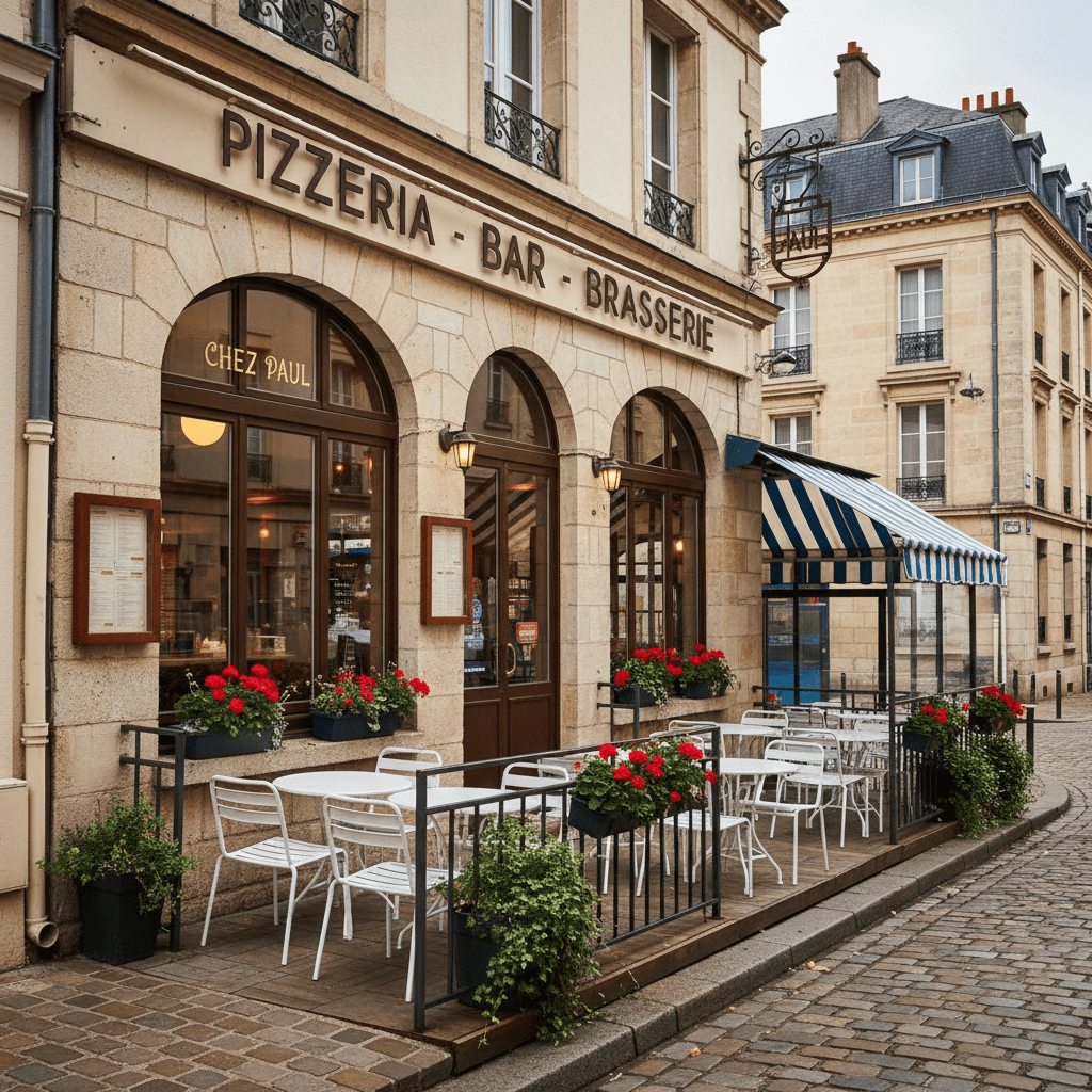 Restaurant à Caen : terrasse - licence IV - Image 1