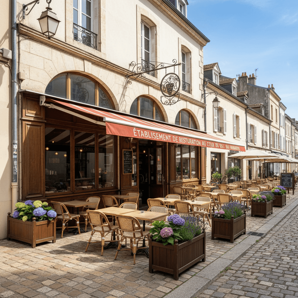 Bar-brasserie à Mont-De-Marsan : terrasse - licence IV - Image 1