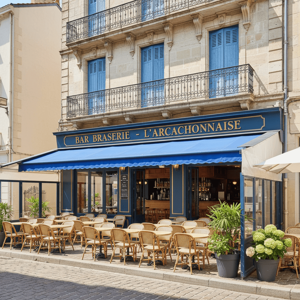 Bar-brasserie 198m² à Arcachon : terrasse - licence IV - Image 1