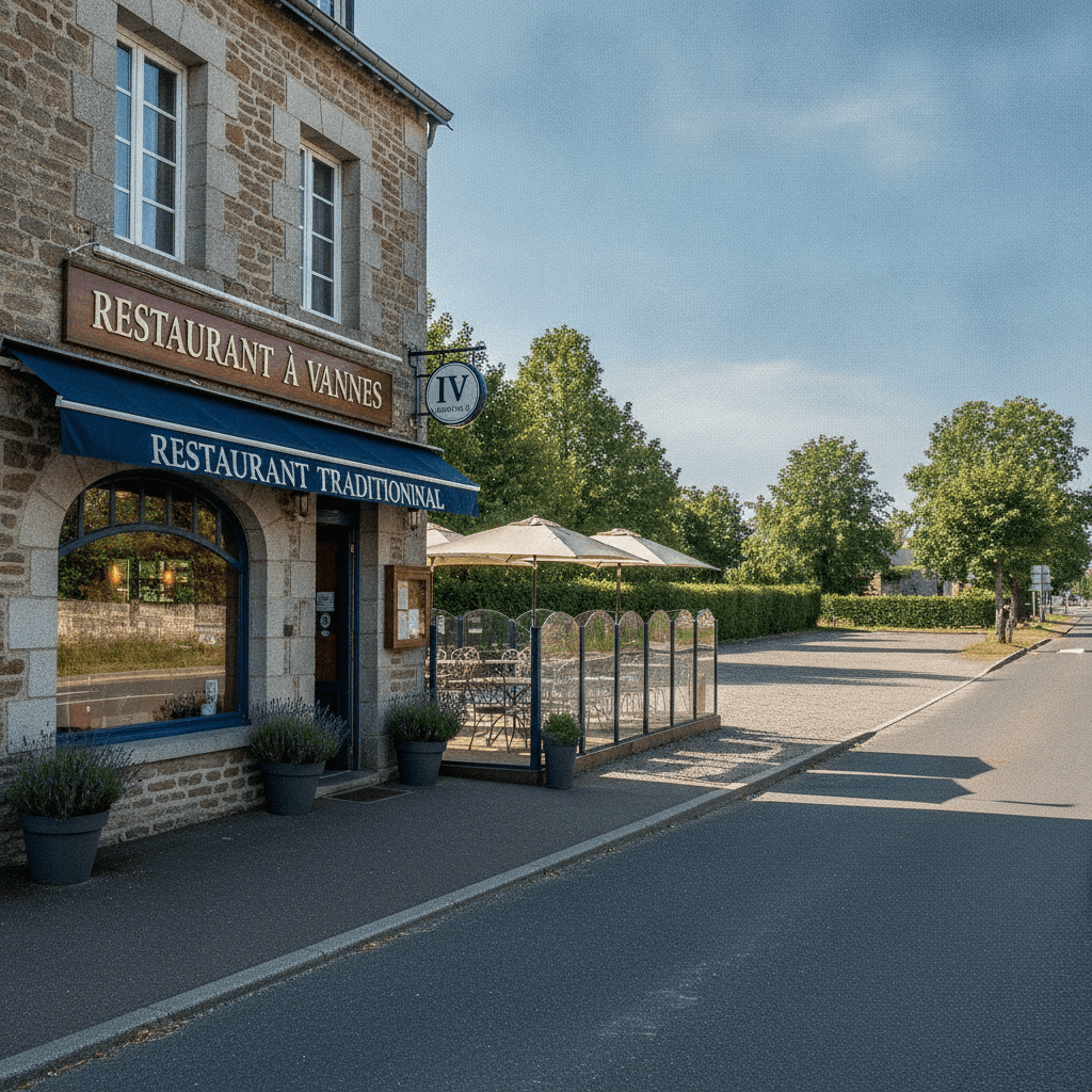 Restaurant à Vannes : terrasse - licence IV - Image 1