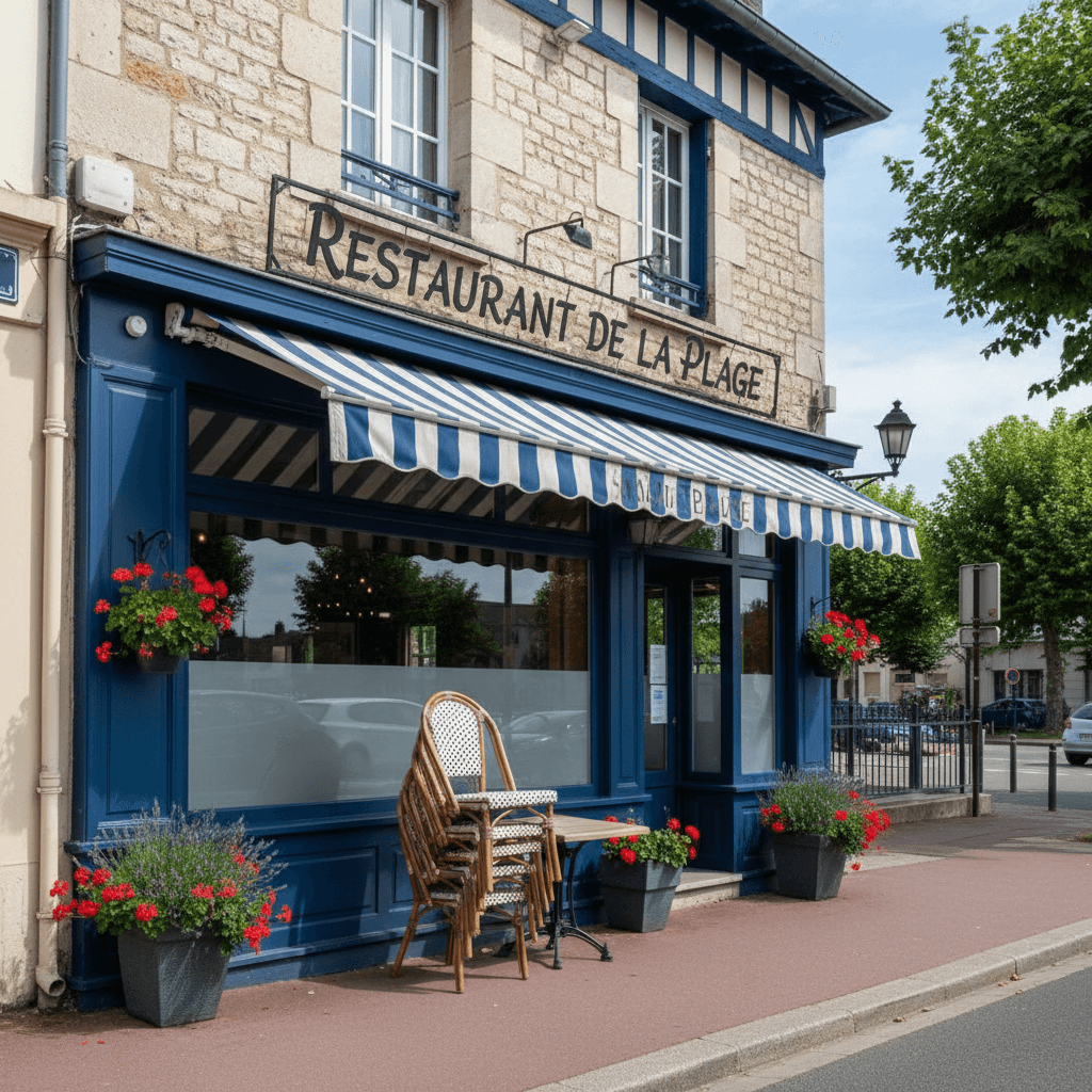 Restaurant 100m² à Cabourg : terrasse - extraction - Image 1