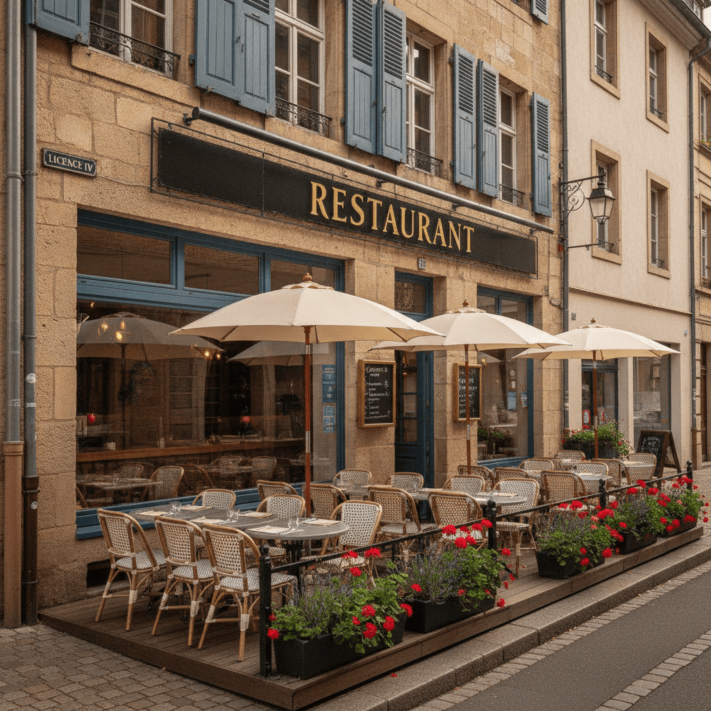 Restaurant 220m² à Molsheim : terrasse - licence IV - Image 1