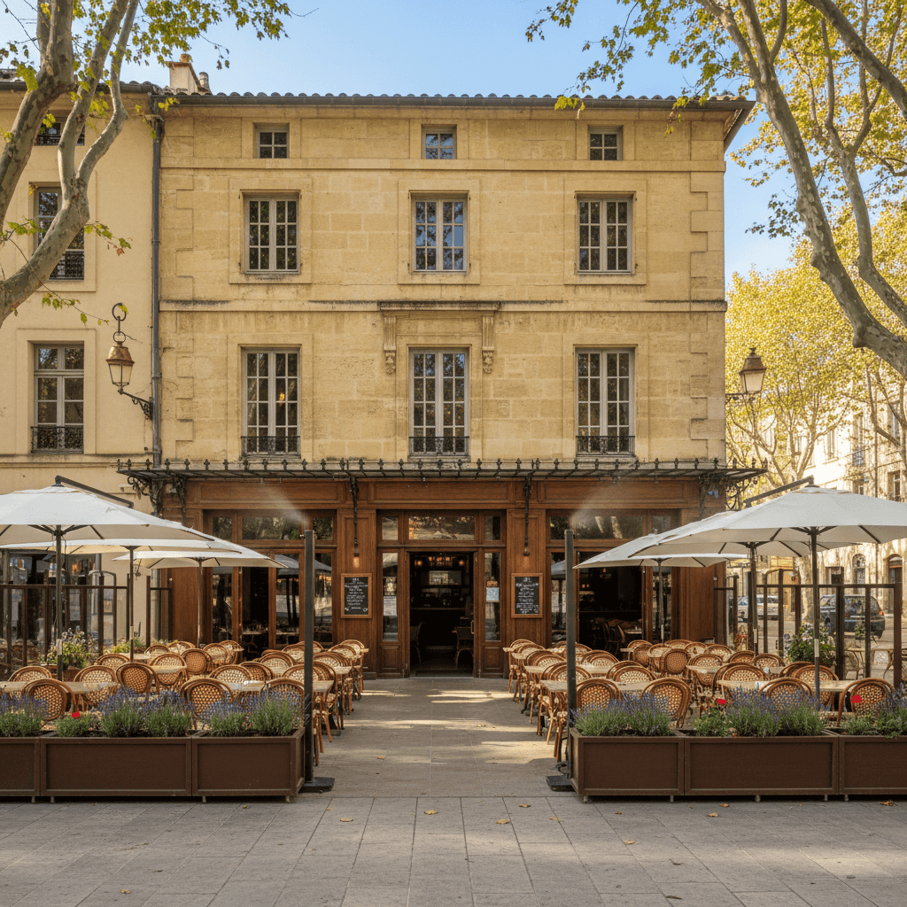 Bar-brasserie à Avignon : terrasse - licence IV - Image 1