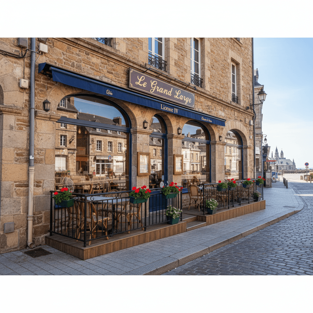 Restaurant à Dieppe : terrasse - licence IV - Image 1
