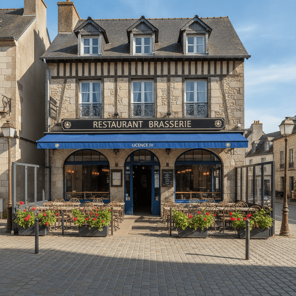 Restaurant à Auray : terrasse - licence IV - Image 1