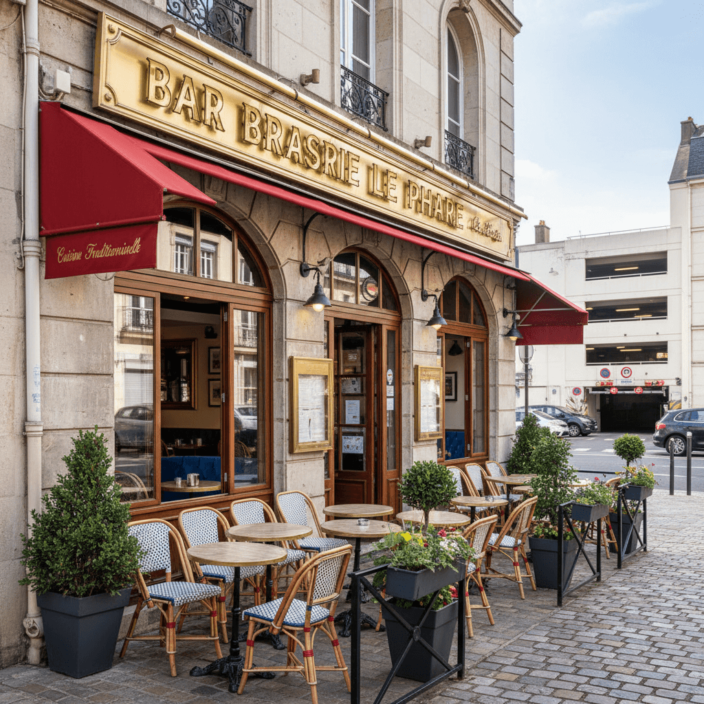 Bar-brasserie à Le Havre : terrasse - licence IV - Image 1