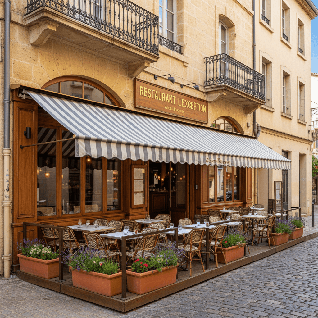 Restaurant 200m² à Aix-En-Provence : licence IV - extraction