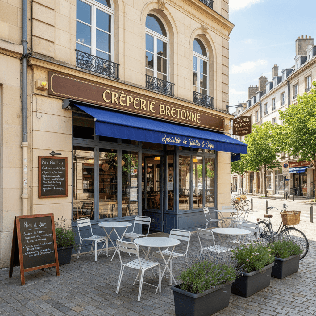 Restaurant à Nantes : terrasse - Image 1