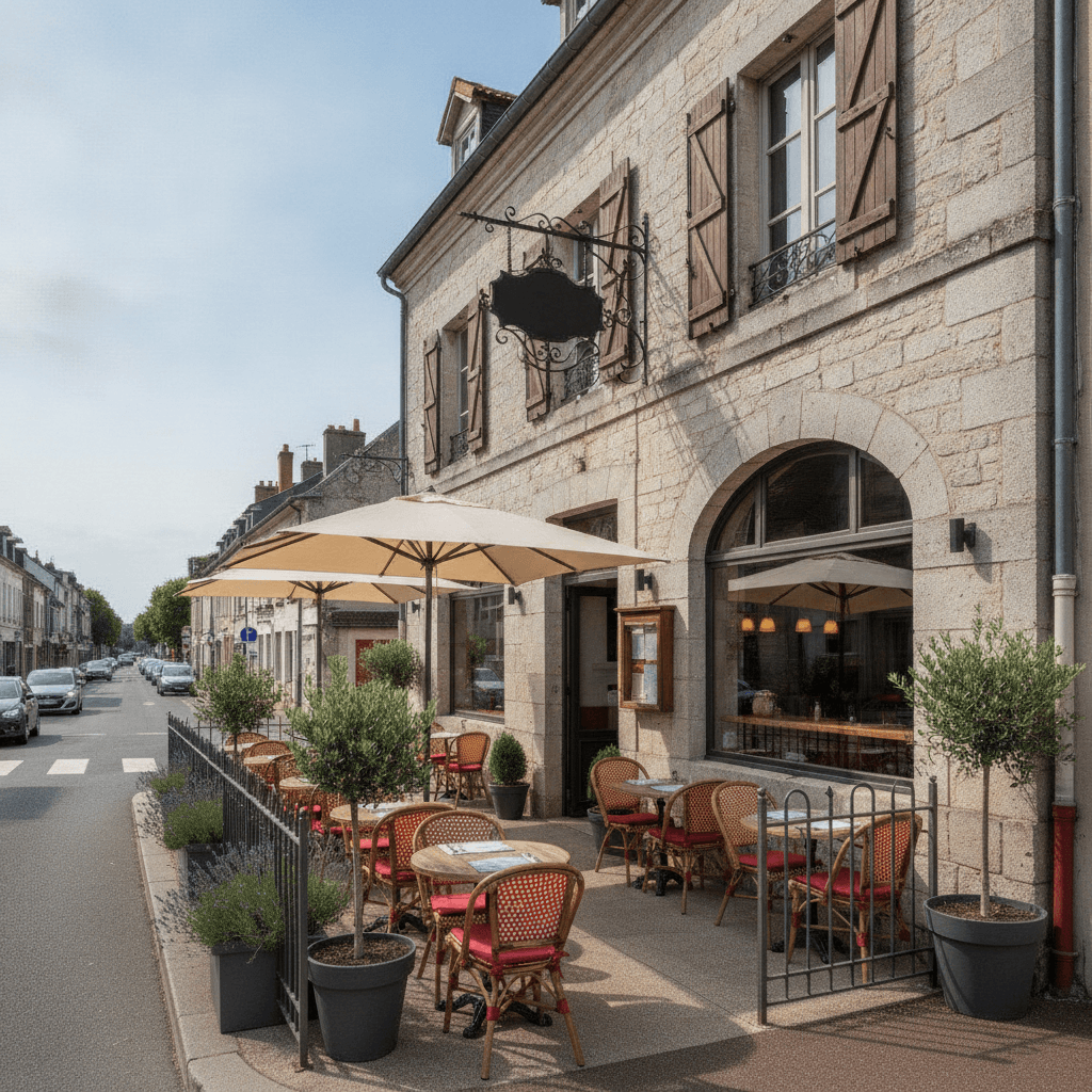 Restaurant 420m² à Saint-Jean-D'Hermine : terrasse - licence IV - Image 1