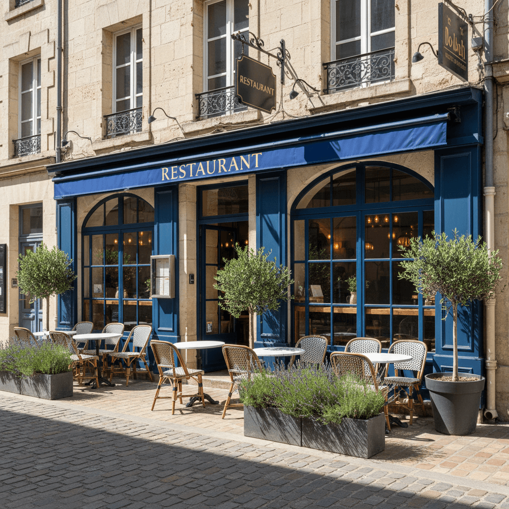 Restaurant à Nantes : terrasse - Image 1