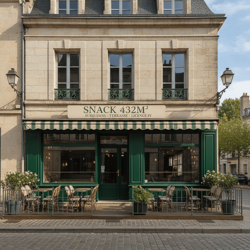 Snack 432m² à Aubusson : terrasse - licence IV - Image 1