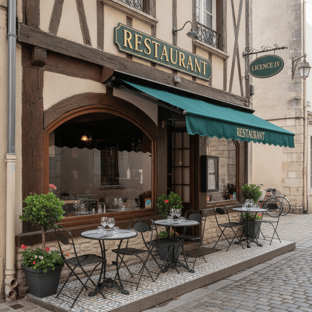 Restaurant 160m² à Brive-La-Gaillarde : terrasse - licence IV - Image 1