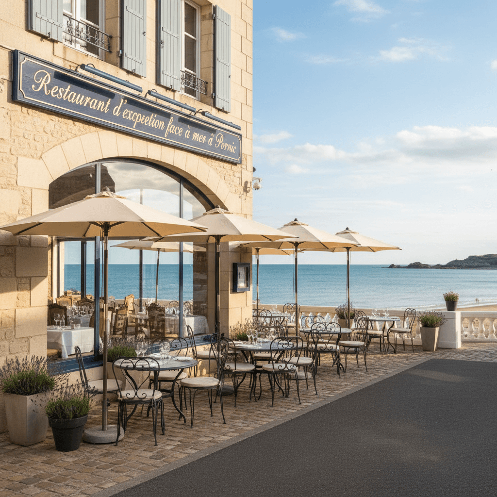 Restaurant 300m² à Pornic : terrasse - licence IV - Image 1