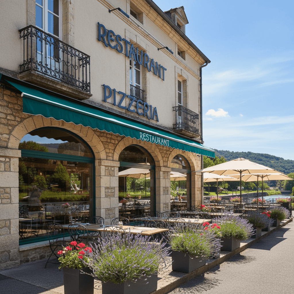 Restaurant 285m² à Massignieu-De-Rives : terrasse - licence IV - Image 1