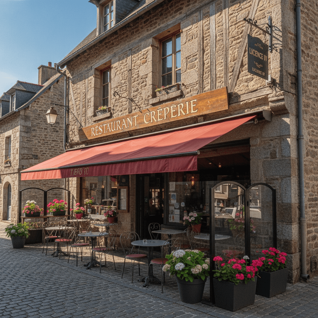 Restaurant à Vannes : terrasse - licence IV