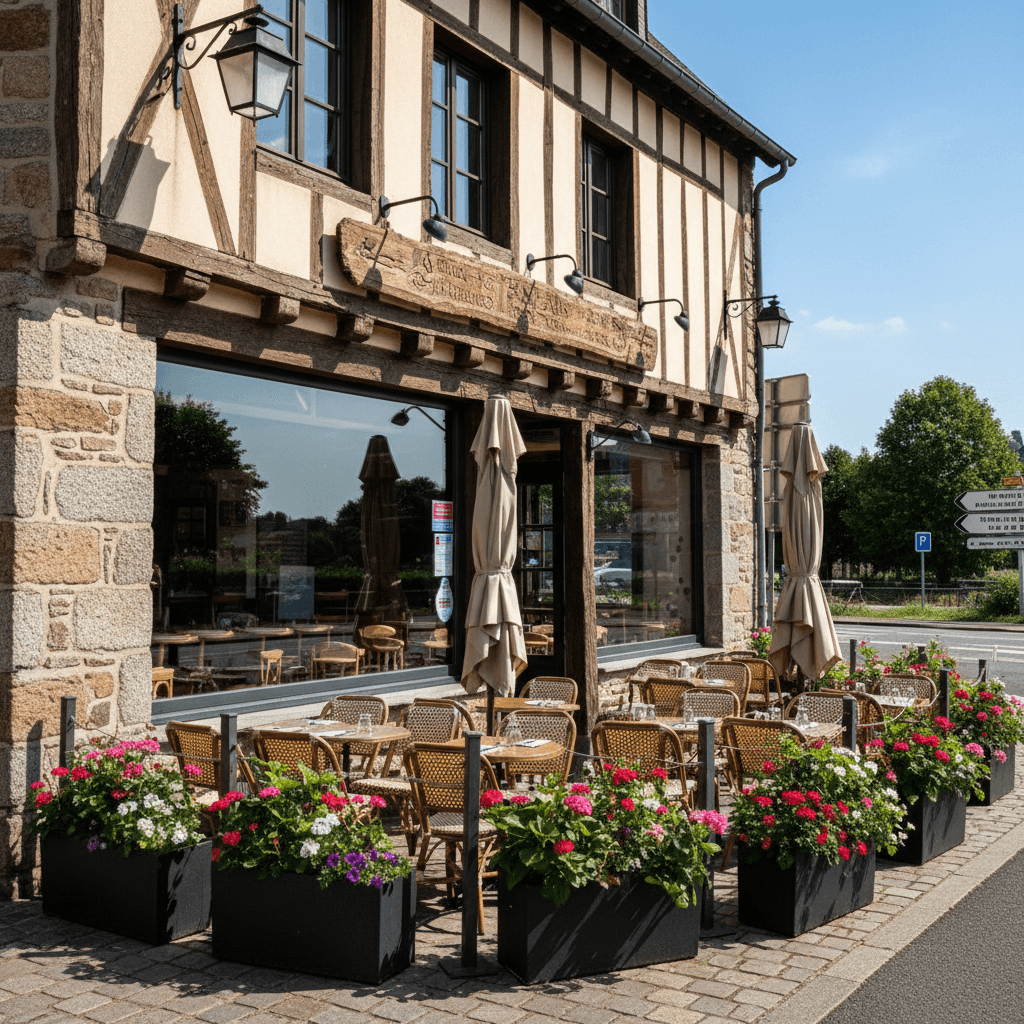 Restaurant à Vannes : terrasse - licence IV - Image 1