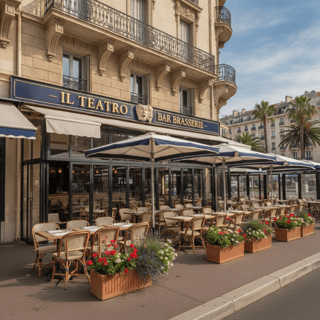 Bar-brasserie 109m² à Cannes : terrasse - licence IV - Image 1