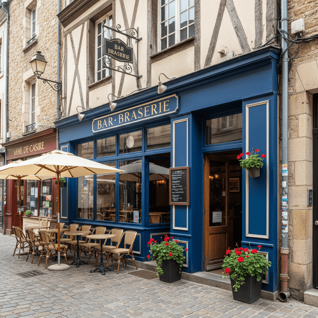 Bar-brasserie à Rouen : terrasse - licence IV