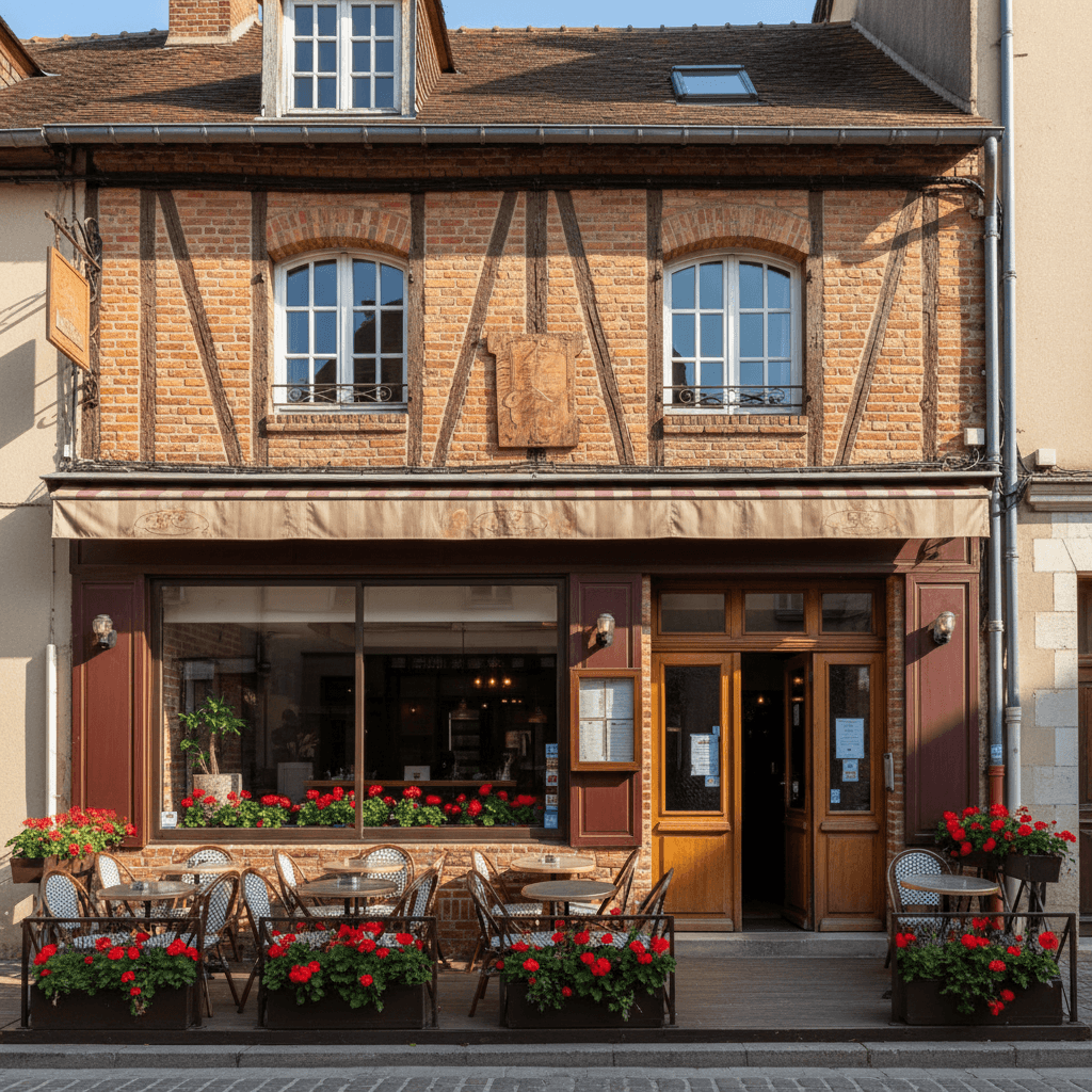 Restaurant à Albi : terrasse - extraction - Image 1
