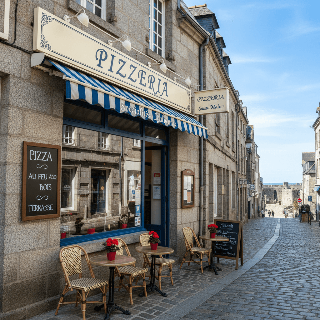 Restaurant à Saint-Malo : terrasse - licence IV - Image 1