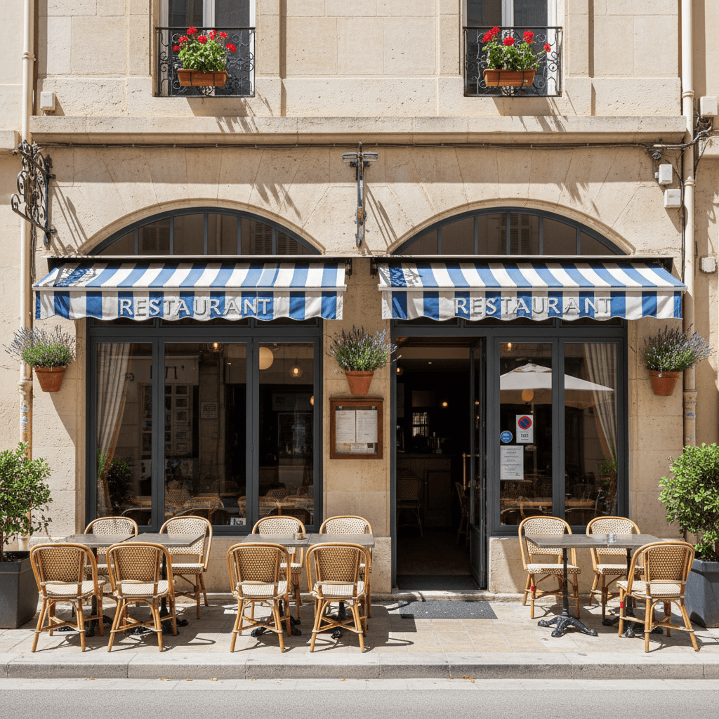 Restaurant 70m² à Marseille : terrasse - extraction - Image 1