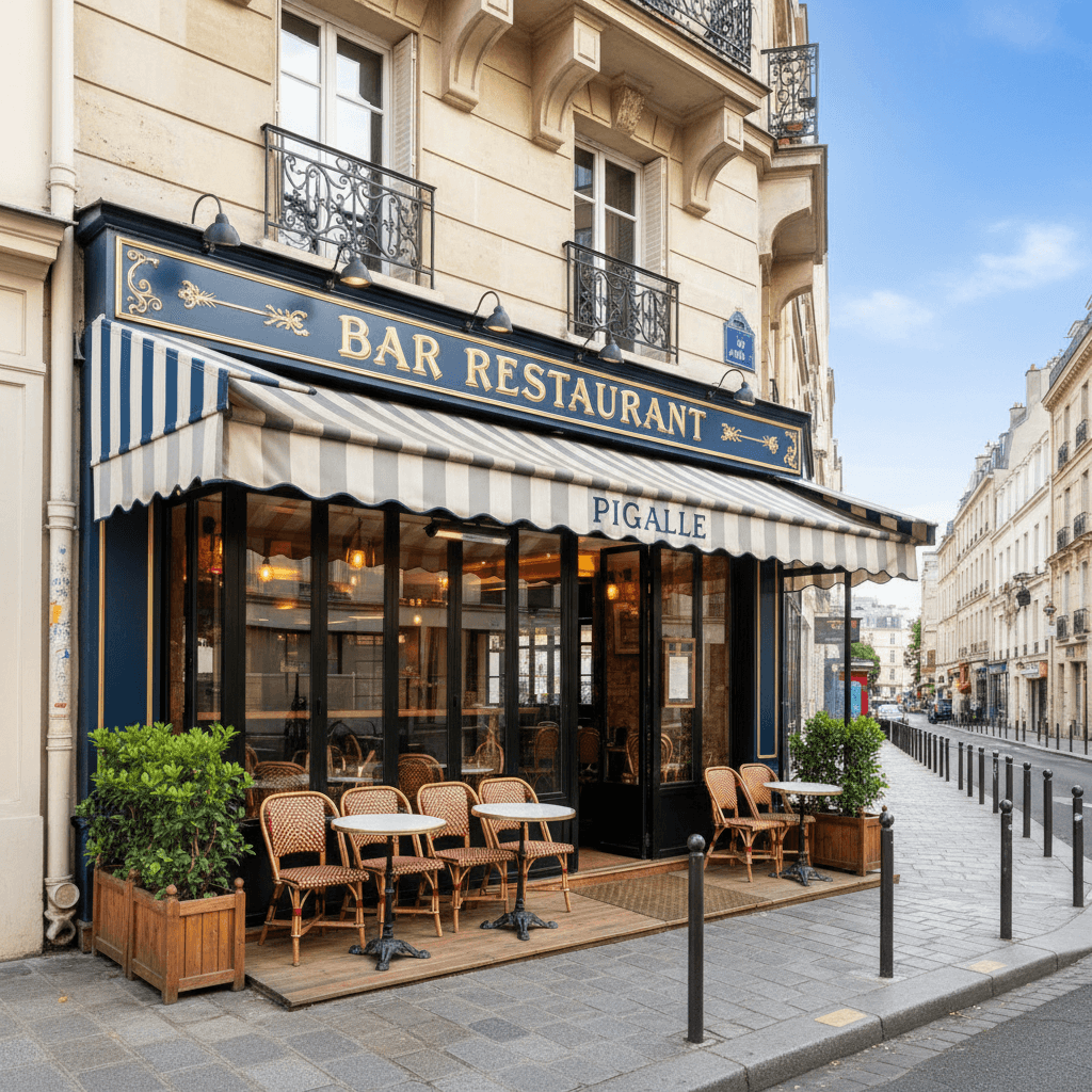 Bar-Restaurant à céder dans le quartier animé de Pigalle