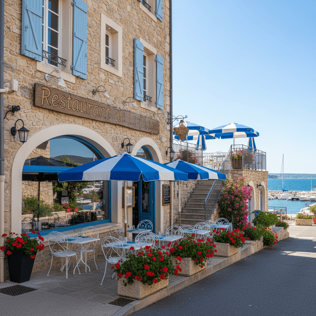 Restaurant 300m² à Saint-Mandrier-Sur-Mer : terrasse - extraction - Image 1
