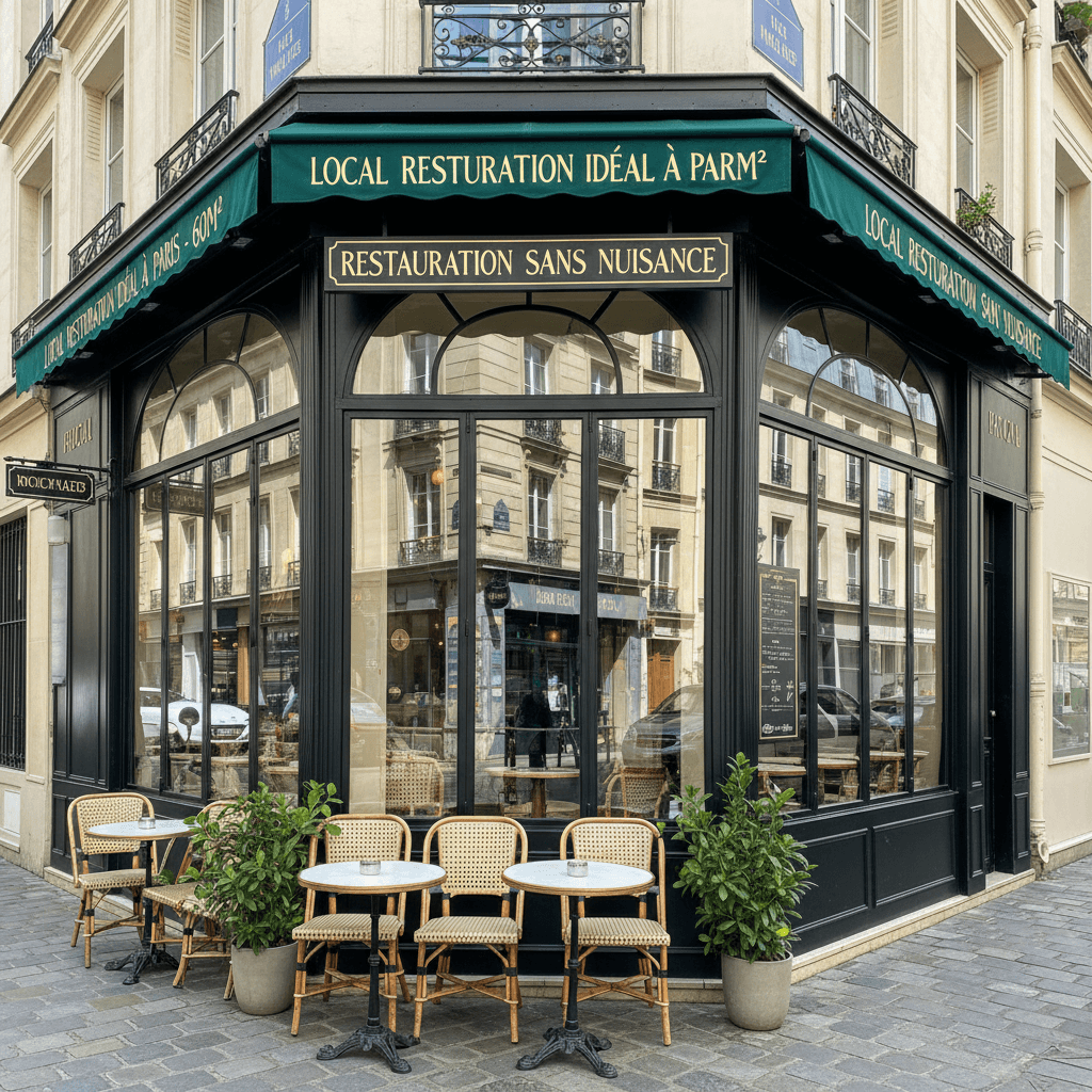 Restauration sans nuisance (Pas de conduit, réchauffage) 10 couverts à Paris : terrasse