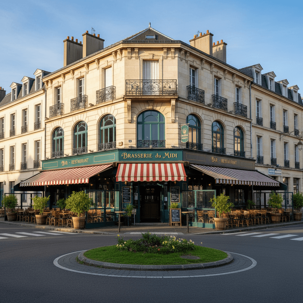 Bar-brasserie 203m² à Clermont-Ferrand : terrasse - licence IV