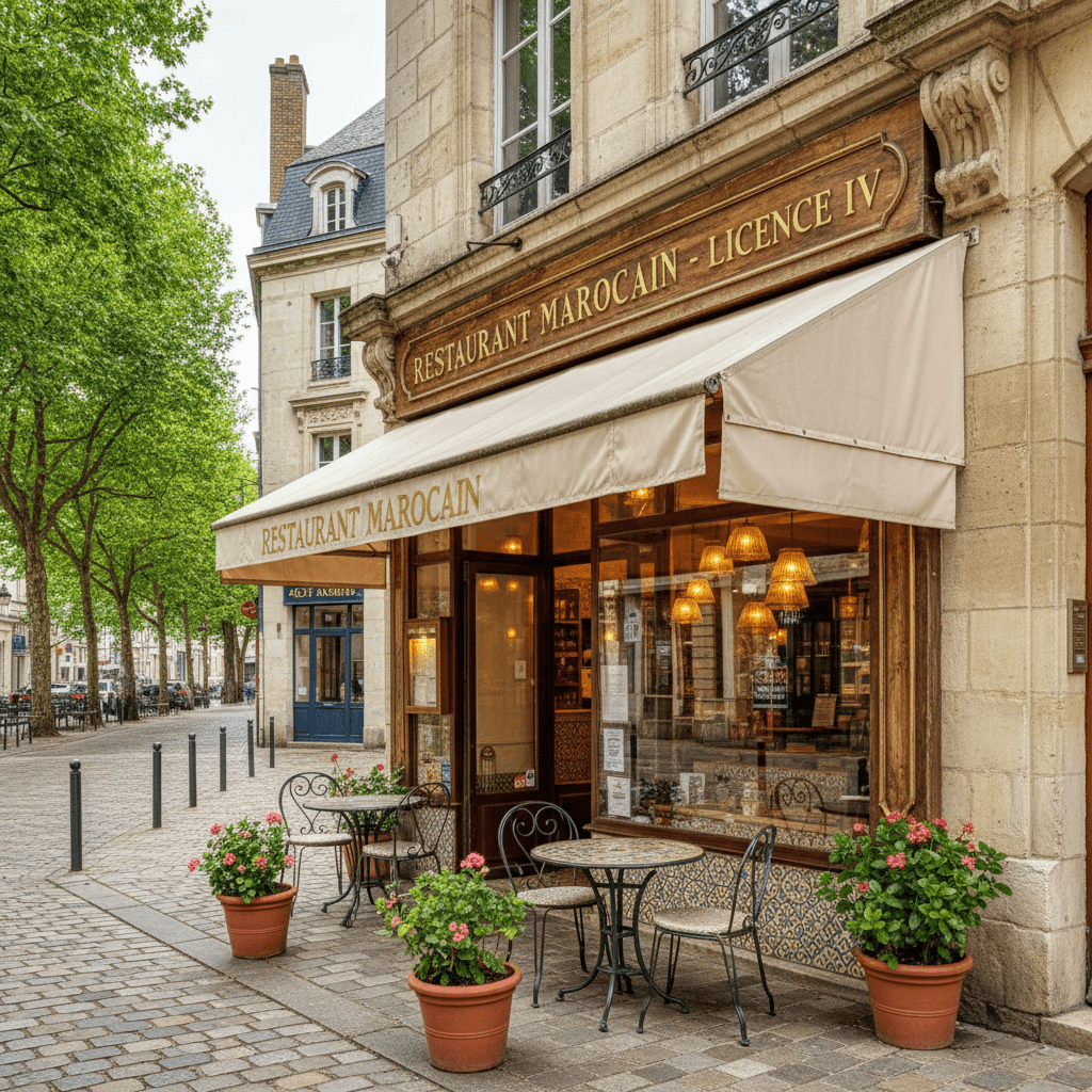 Restaurant 80m² à Angers : licence IV - extraction