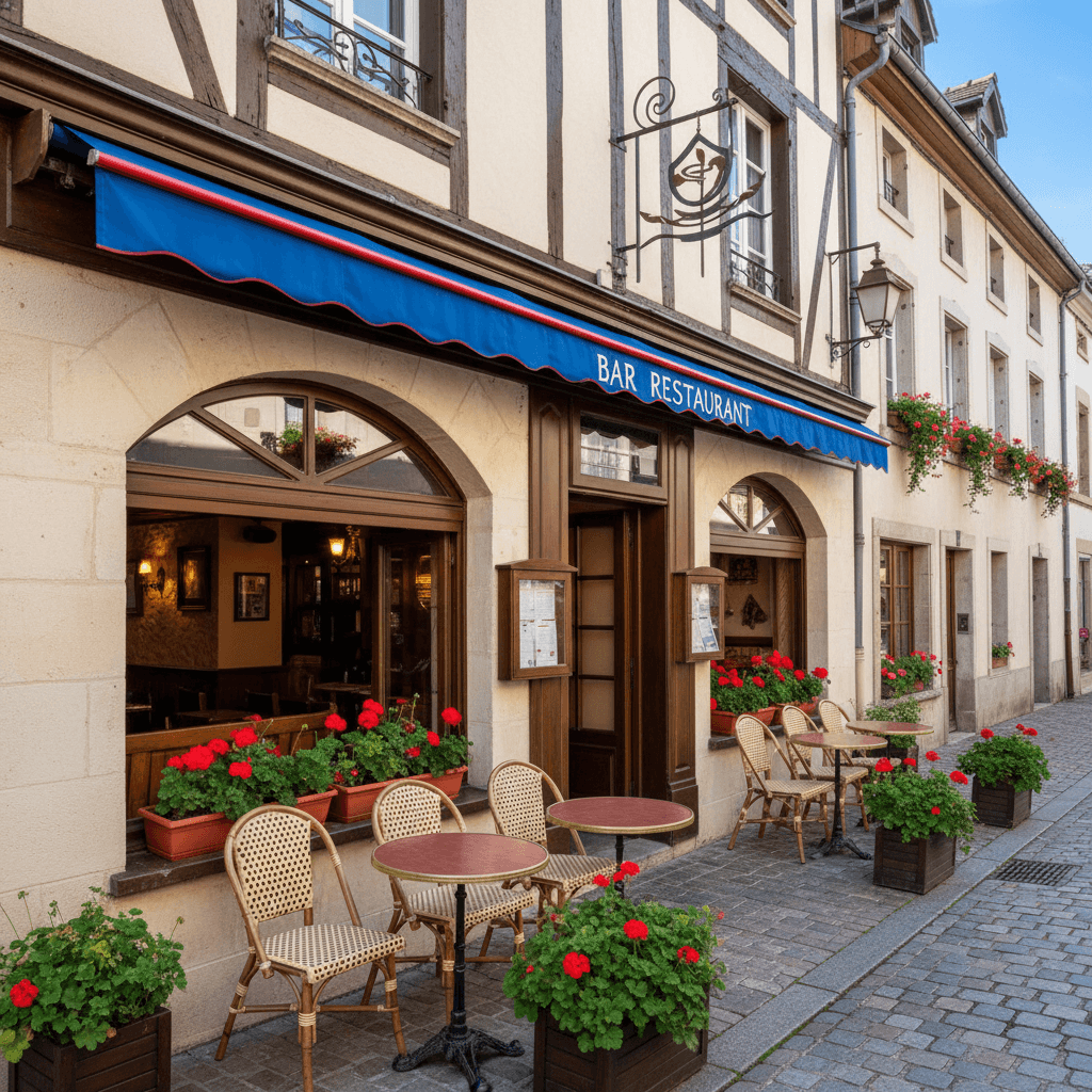 Restaurant à Cruseilles : terrasse - licence IV - Image 1