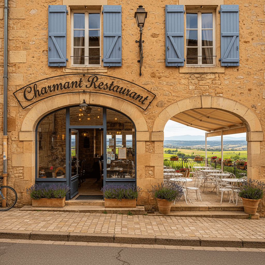 Restaurant à Mormoiron : terrasse - licence IV - Image 1