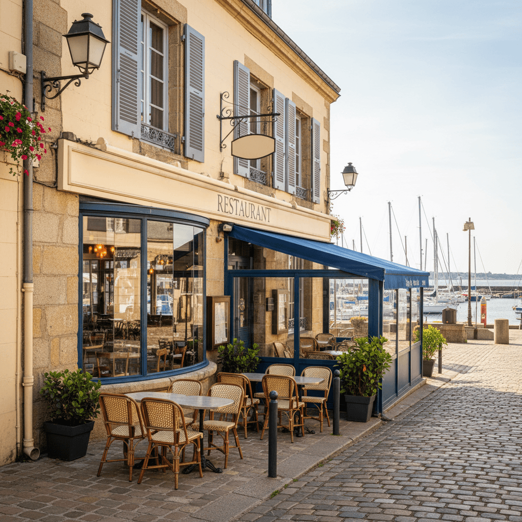 Restaurant à Vannes : terrasse - licence IV - Image 1