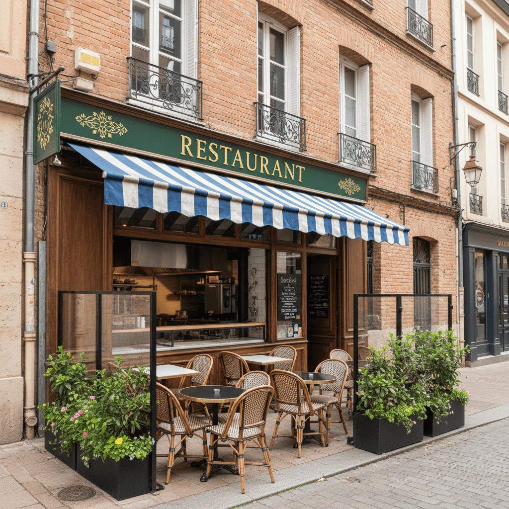 Restaurant 90m² à Toulouse : terrasse - licence IV - Image 1