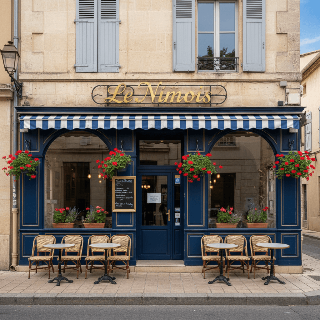 Bar-brasserie 467m² à Nîmes : terrasse - licence IV - Image 1