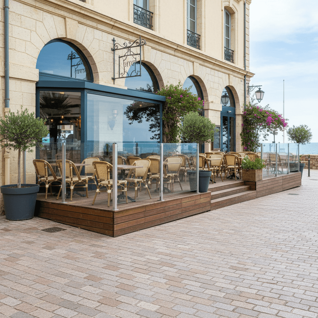 Restaurant 110m² à Canet-En-Roussillon : terrasse - licence IV - Image 1