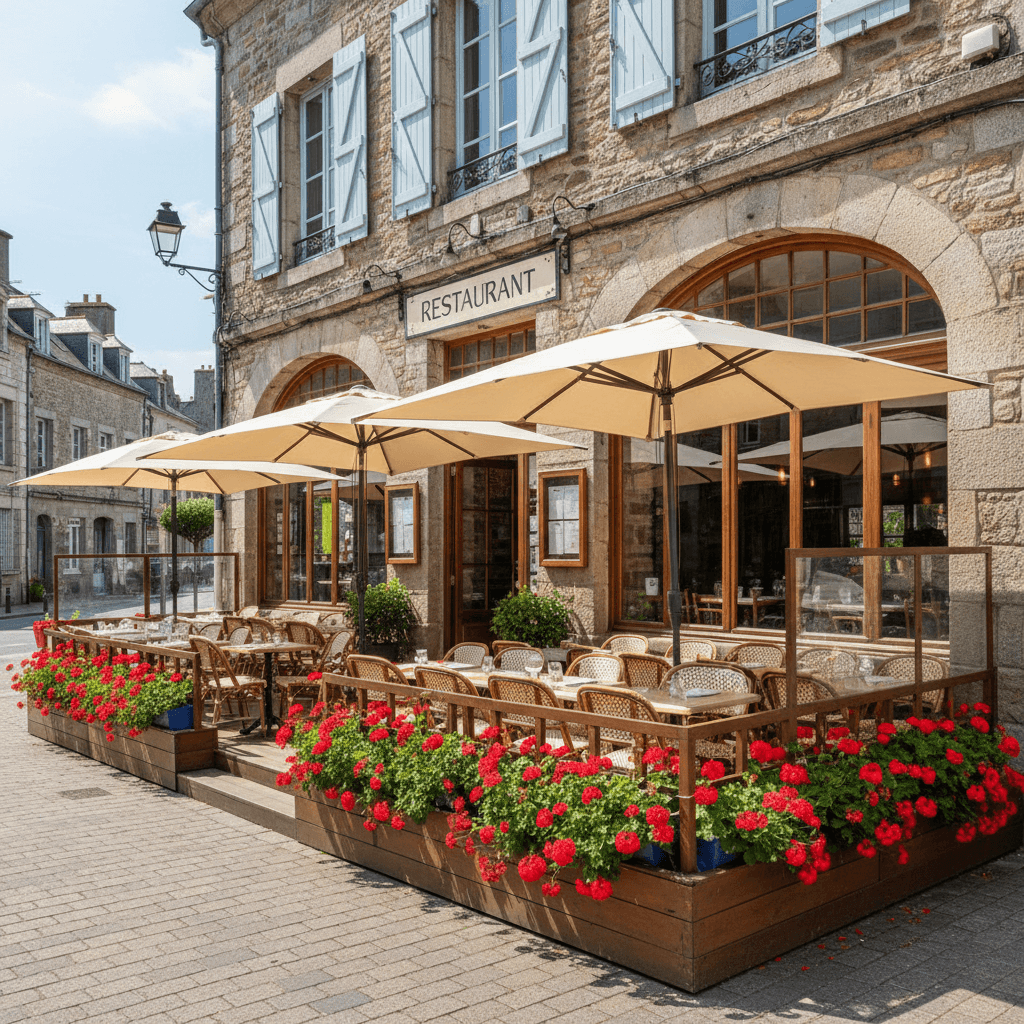 Restaurant 217m² à Auray : terrasse - licence IV - Image 1