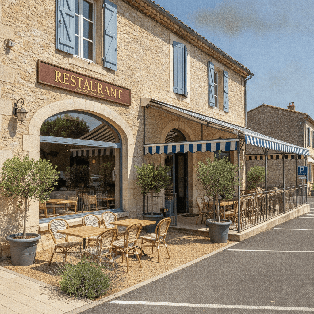 Restaurant 330m² à Saint-Martin-d'Ardèche : terrasse - licence IV - Image 1