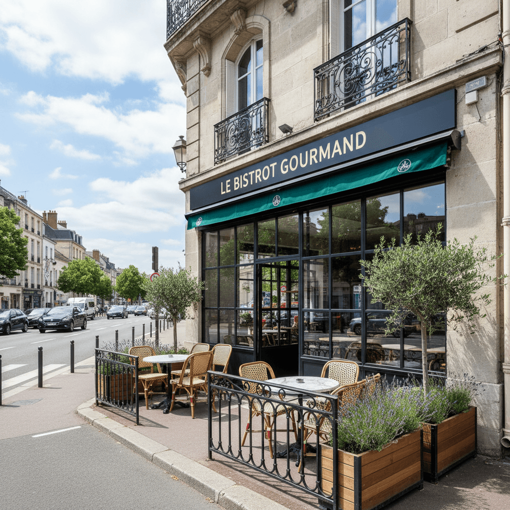 Restaurant à Rennes : terrasse - extraction