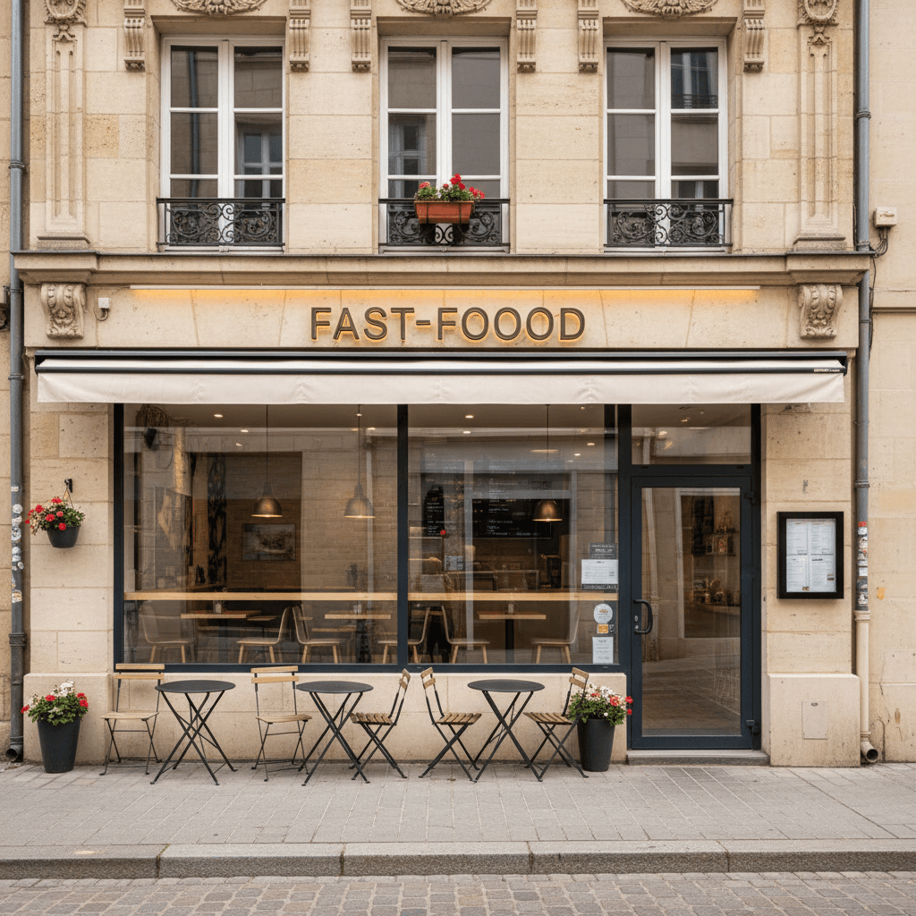 Fast-food 63m² à Nancy : terrasse - licence IV - Image 1