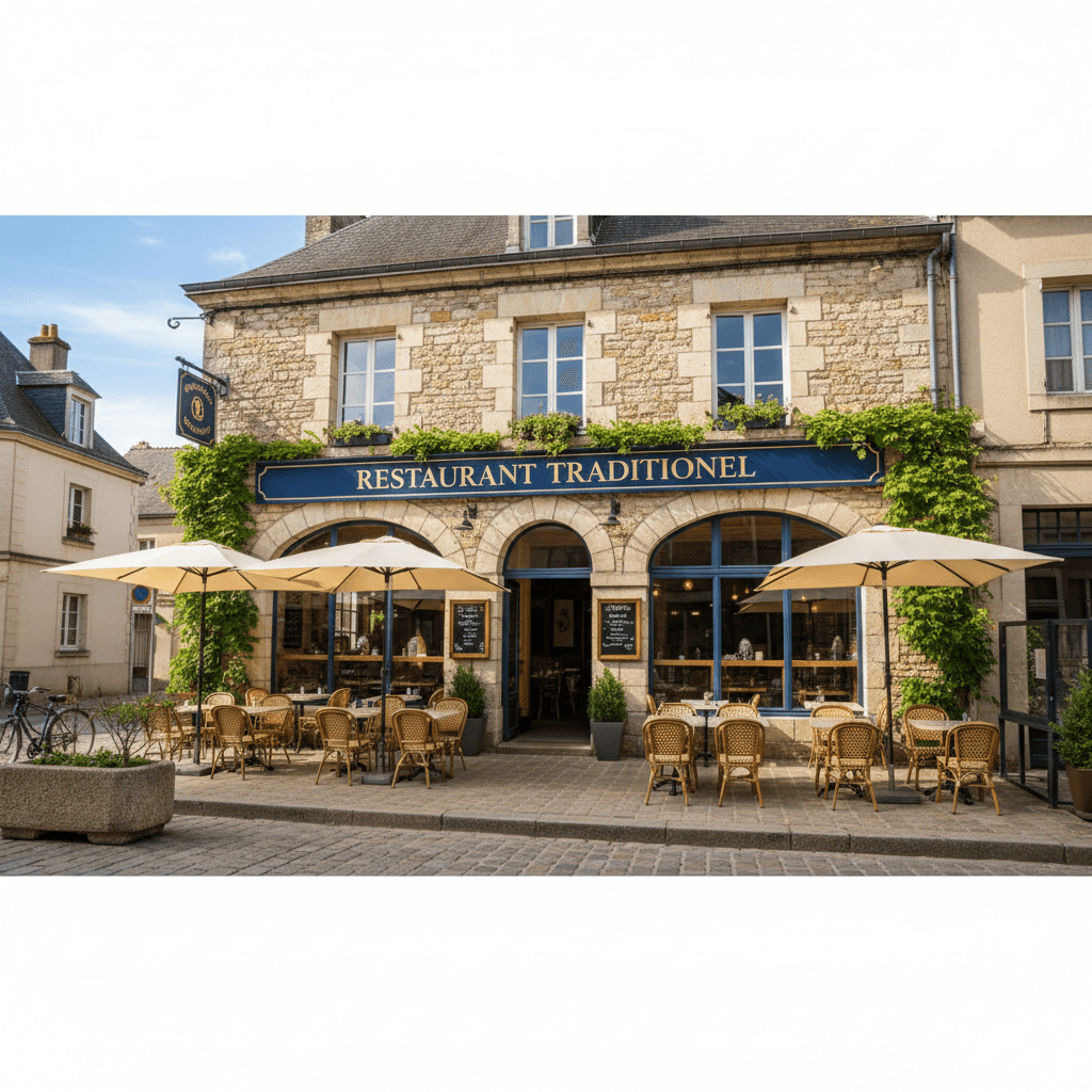 Restaurant 300m² à Machecoul-Saint-Même : terrasse - licence IV - Image 1