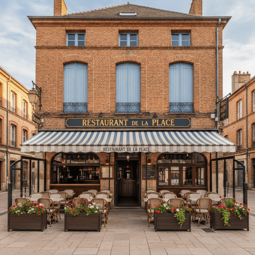 Restaurant 160m² à TOULOUSE : terrasse - licence IV