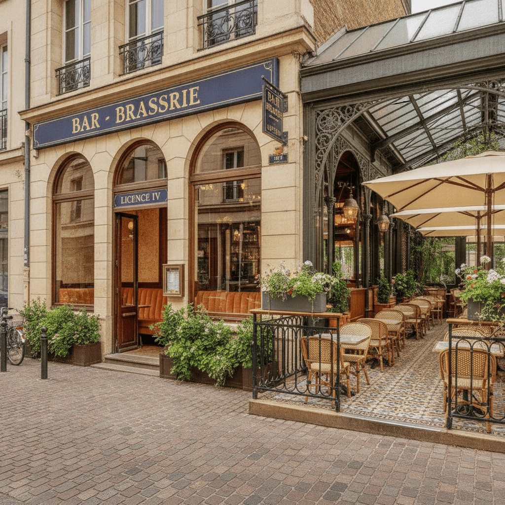 Bar-brasserie à La Roche-Sur-Yon : terrasse - licence IV - Image 1